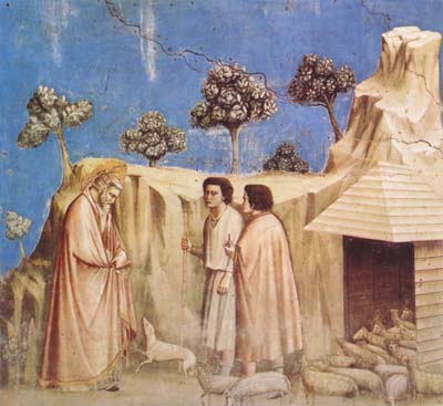 GIOTTO di Bondone Joachim Takes Refuge in the Wilderness (mk08)